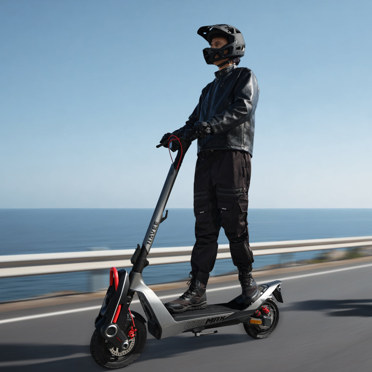 NAVEE UT5 Max elektrische step in gebruik - sfeerfoto 4